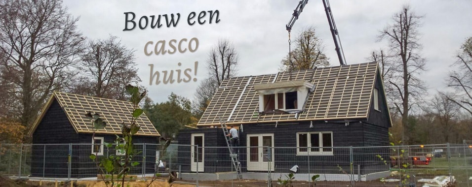 Casco huis van hout in Nederland door Jaro Houtbouw