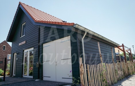 Het ontwerp van een houtskeletbouw huis in IJsselmuiden
