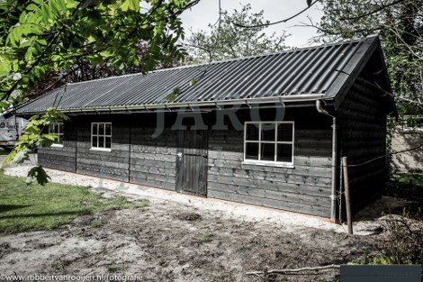  Achterkant van de schuur in Zuidwolde 