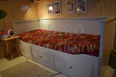  Slaapkamer van het tuinkantoor in Amsterdam 