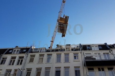 Prefab houtbouw van tuinkantoor in Castricum 