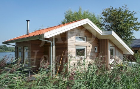 Houten chalet in Westmaas