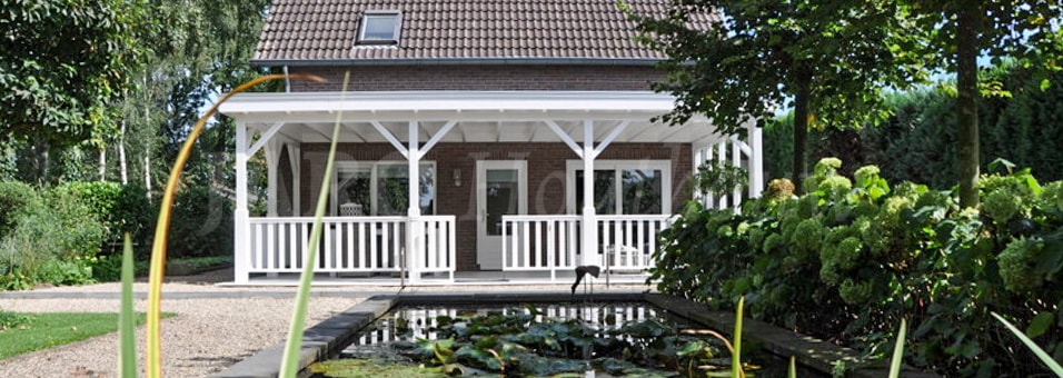 Houten overkapping aan huis bouwen met Jaro Houtbouw