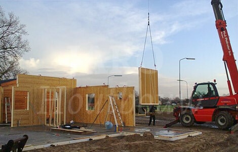 Houtskeletbouw woning prefab en snel bouwen