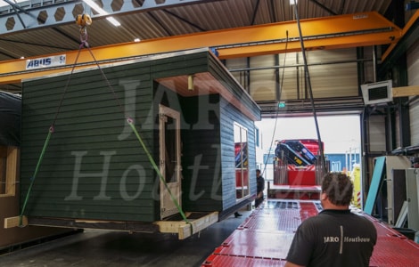 Prefab unitbouw uit de fabriek te Apeldoorn