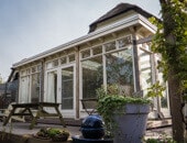 Houten tuinkamer in Burgerbrug