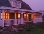 Houten veranda in Noordwijk