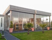 Houten woning in Almere